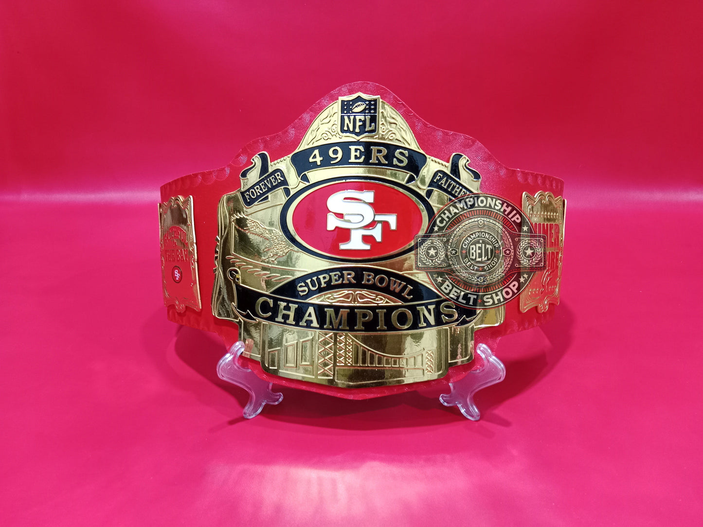 San Francisco 49ers NFL Super Bowl Championship Belt