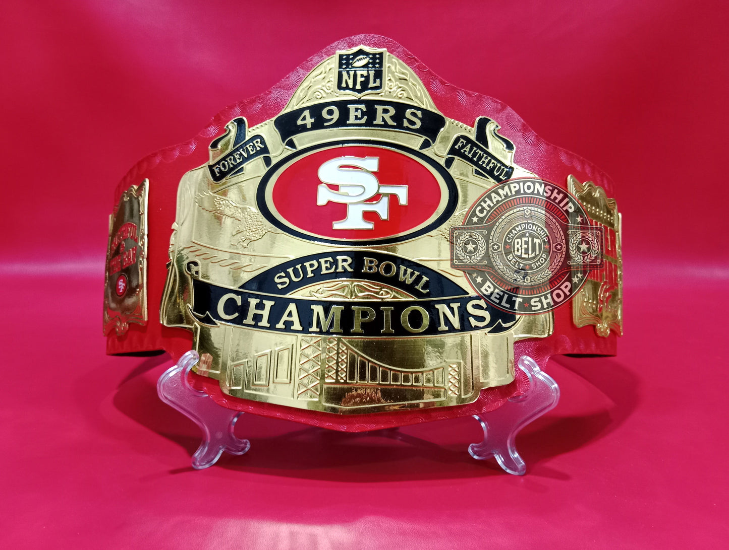 San Francisco 49ers NFL Super Bowl Championship Belt