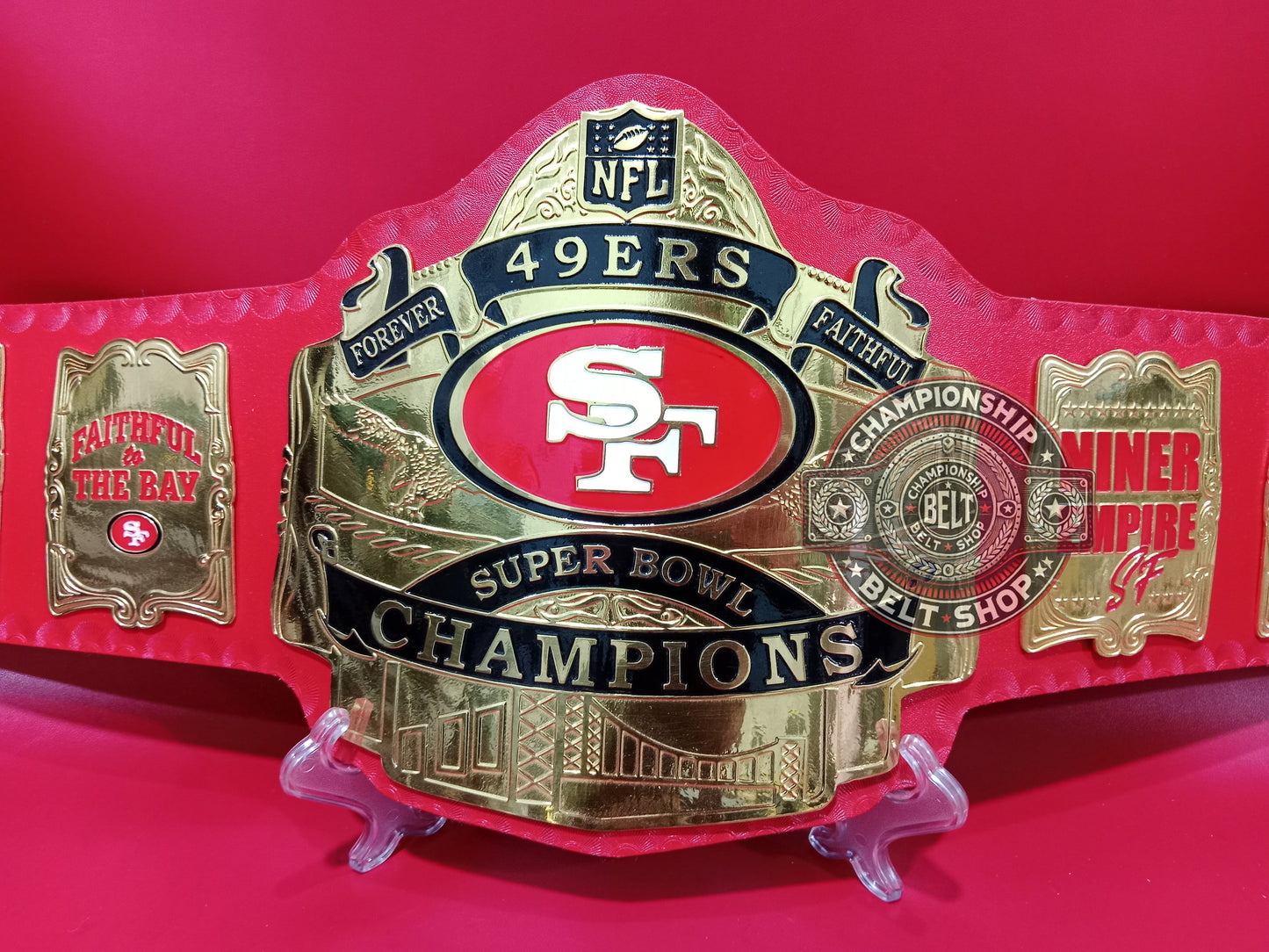 San Francisco 49ers NFL Super Bowl Championship Belt