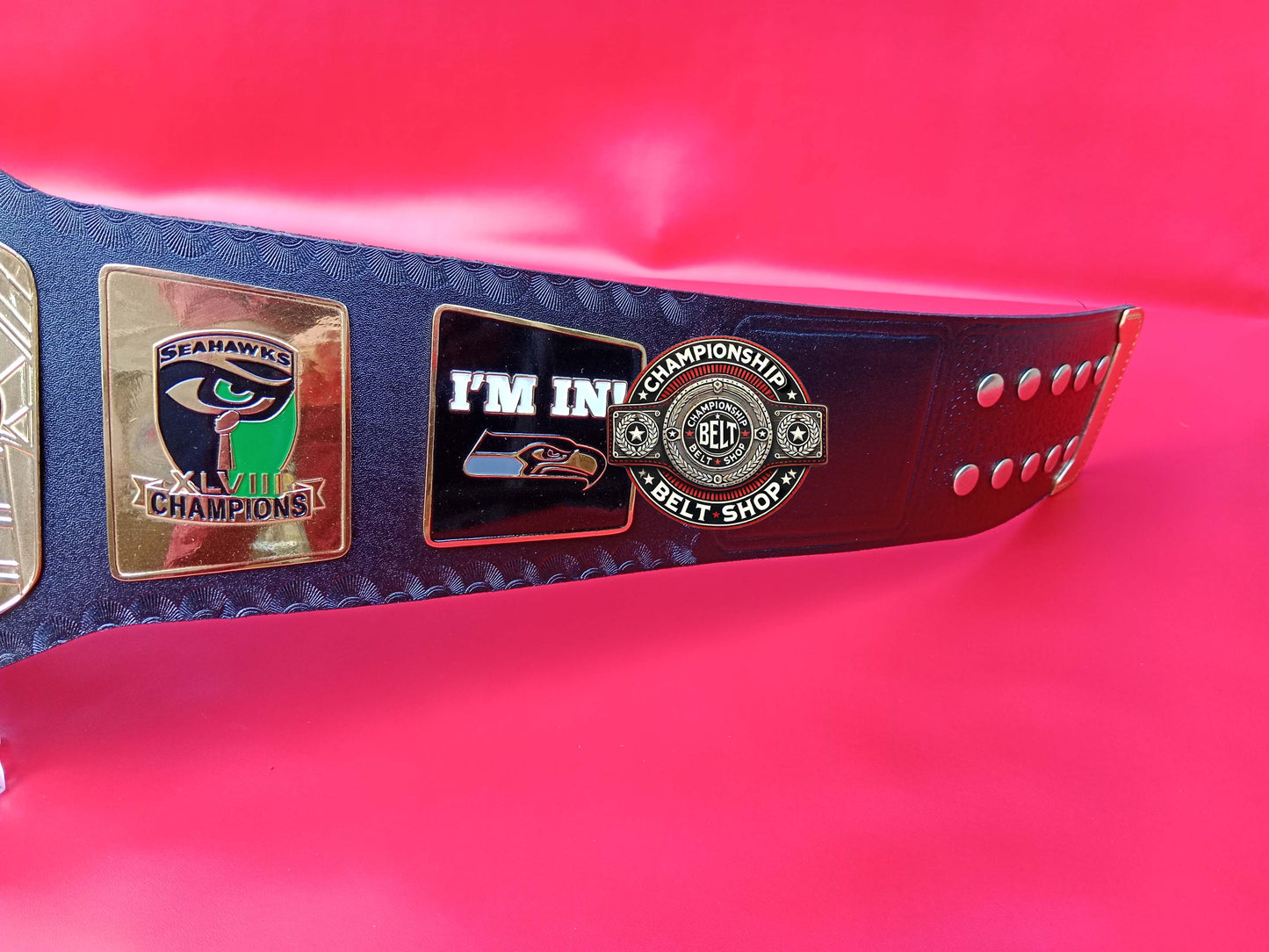 Seattle Seahawks WWE Legacy Championship Title Belt