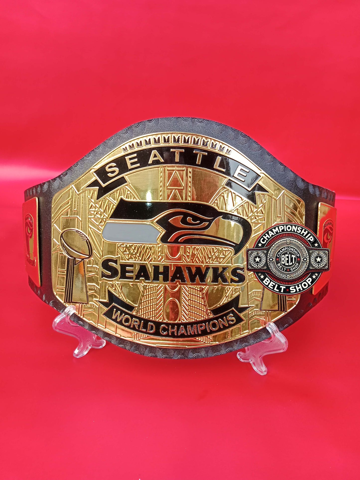 Seattle Seahawks WWE Legacy Championship Title Belt
