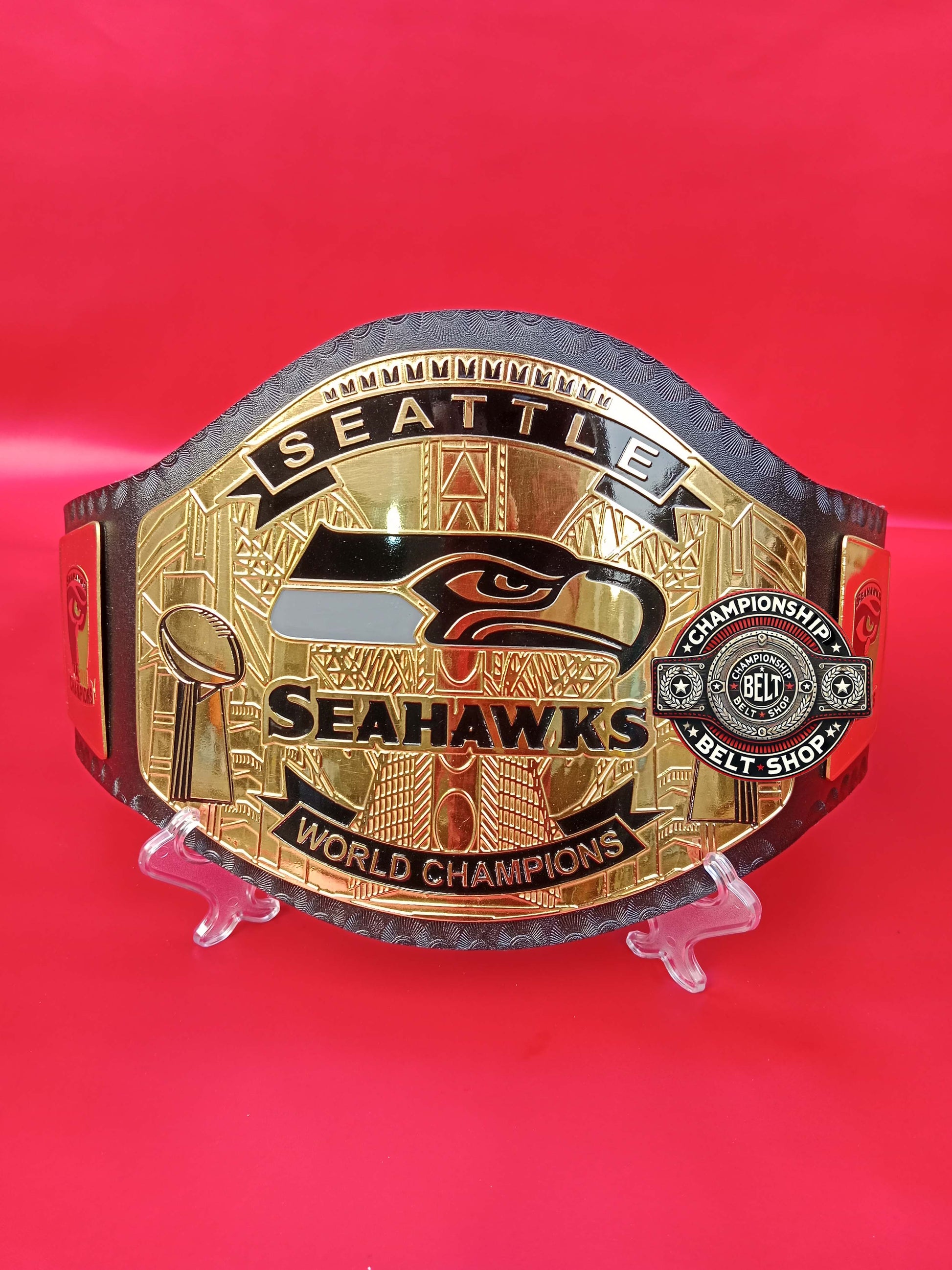 Seattle Seahawks WWE Legacy Championship Title Belt