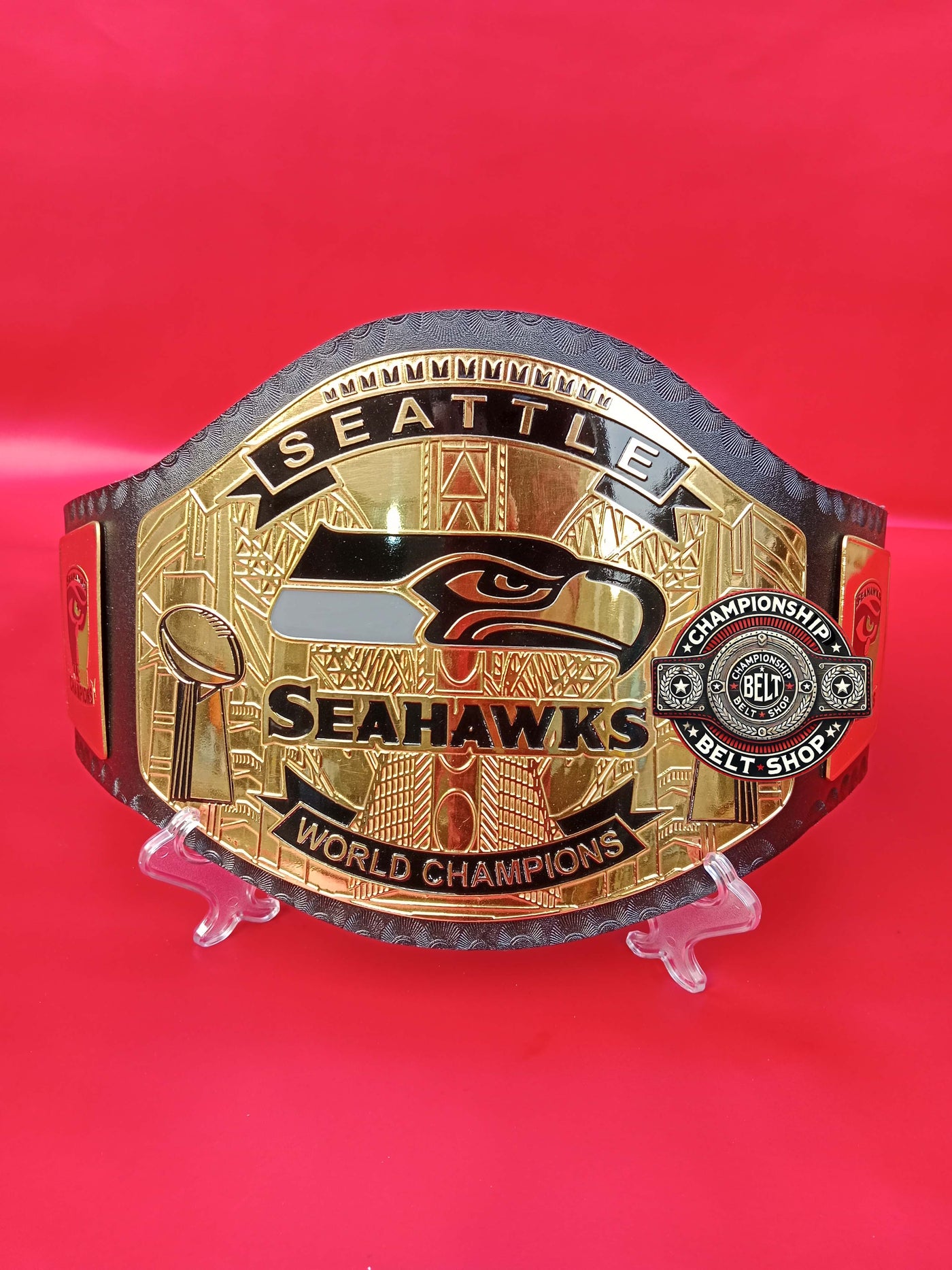 Seattle Seahawks WWE Legacy Championship Title Belt