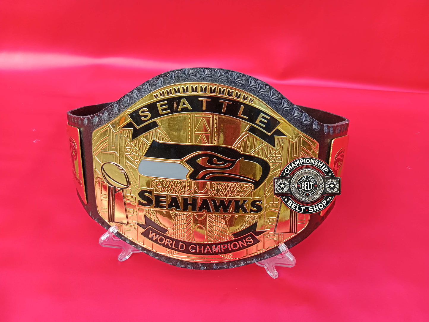 Seattle Seahawks WWE Legacy Championship Title Belt