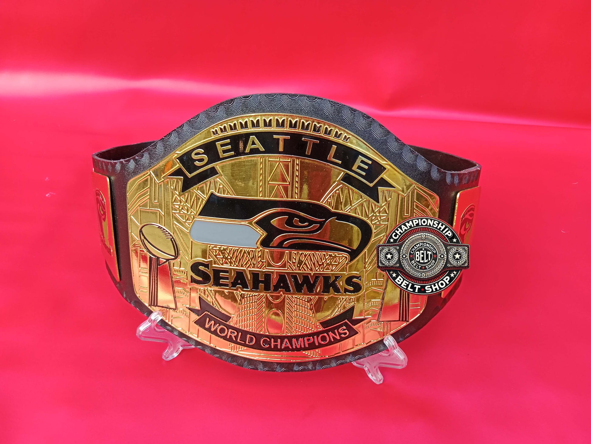 Seattle Seahawks WWE Legacy Championship Title Belt