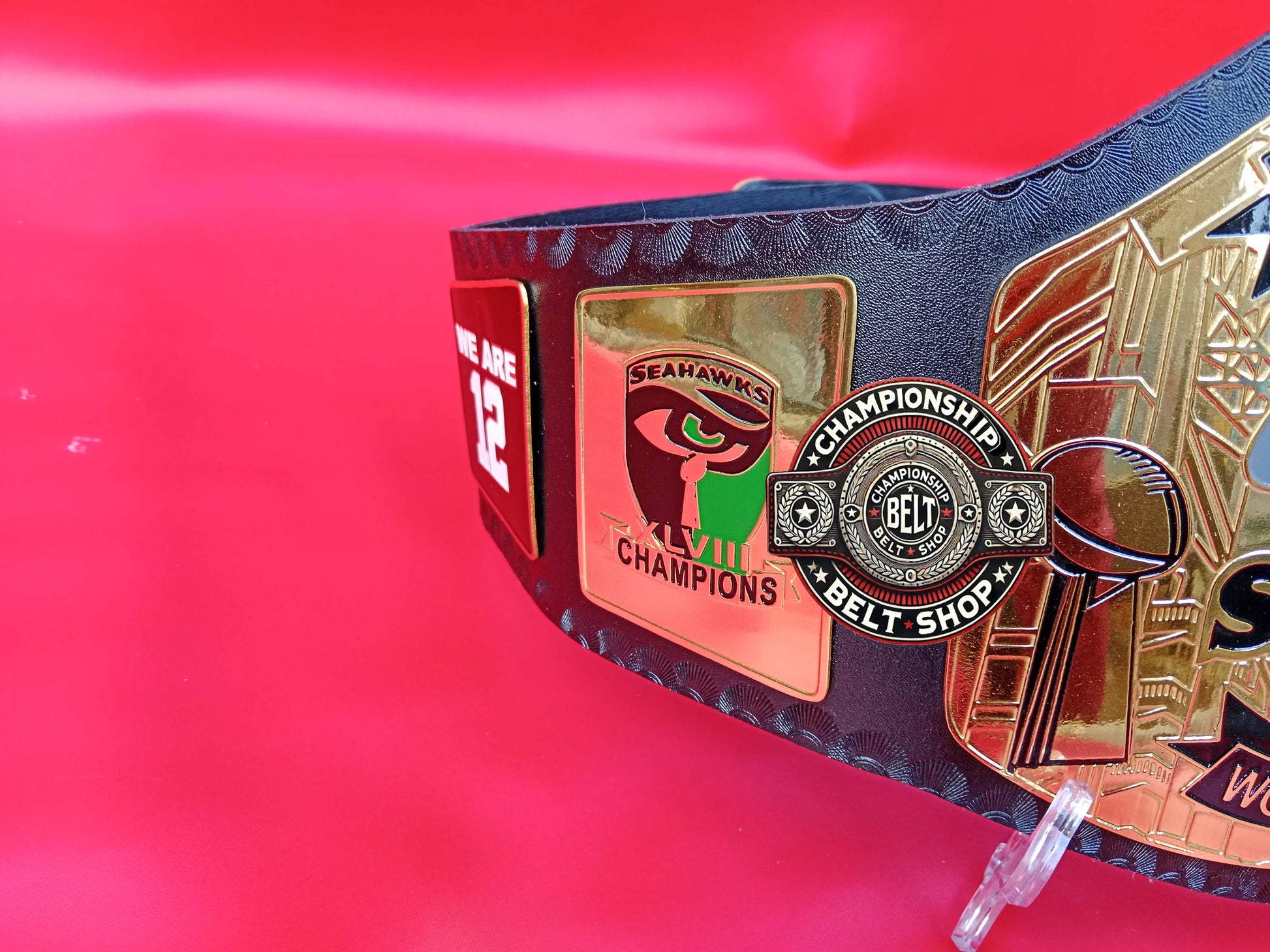 Seattle Seahawks WWE Legacy Championship Title Belt