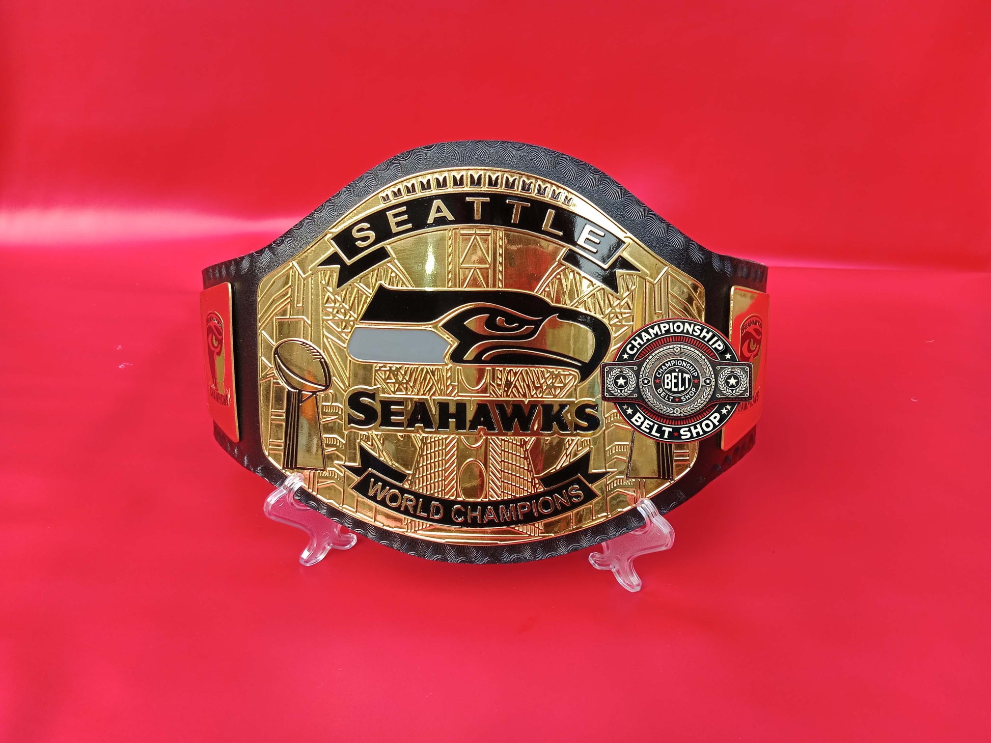 Seattle Seahawks WWE Legacy Championship Title Belt