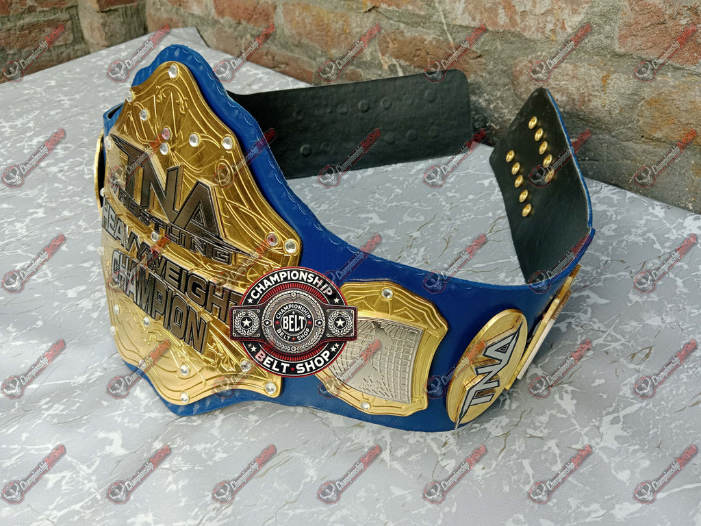 TNA Heavyweight Blue Strap Championship Title Belt