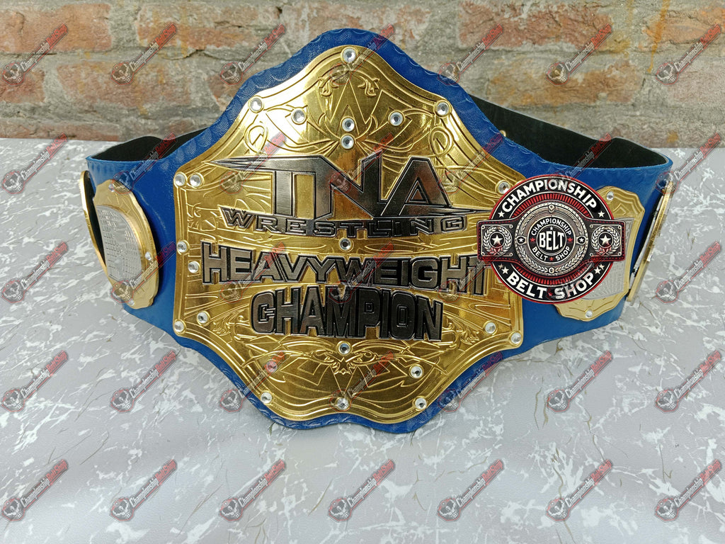 TNA Heavyweight Blue Strap Championship Title Belt