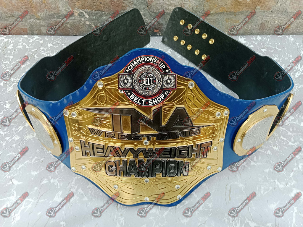 TNA Heavyweight Blue Strap Championship Title Belt
