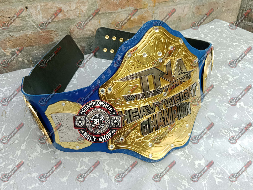 TNA Heavyweight Blue Strap Championship Title Belt