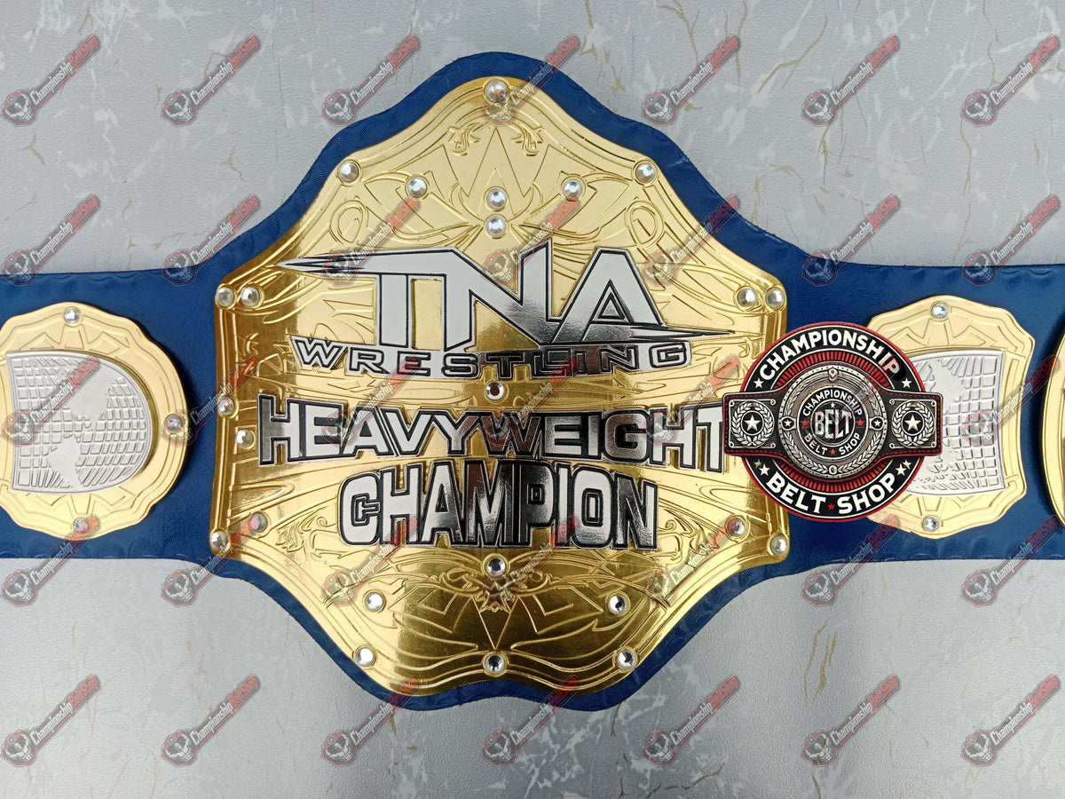 TNA Heavyweight Blue Strap Championship Title Belt