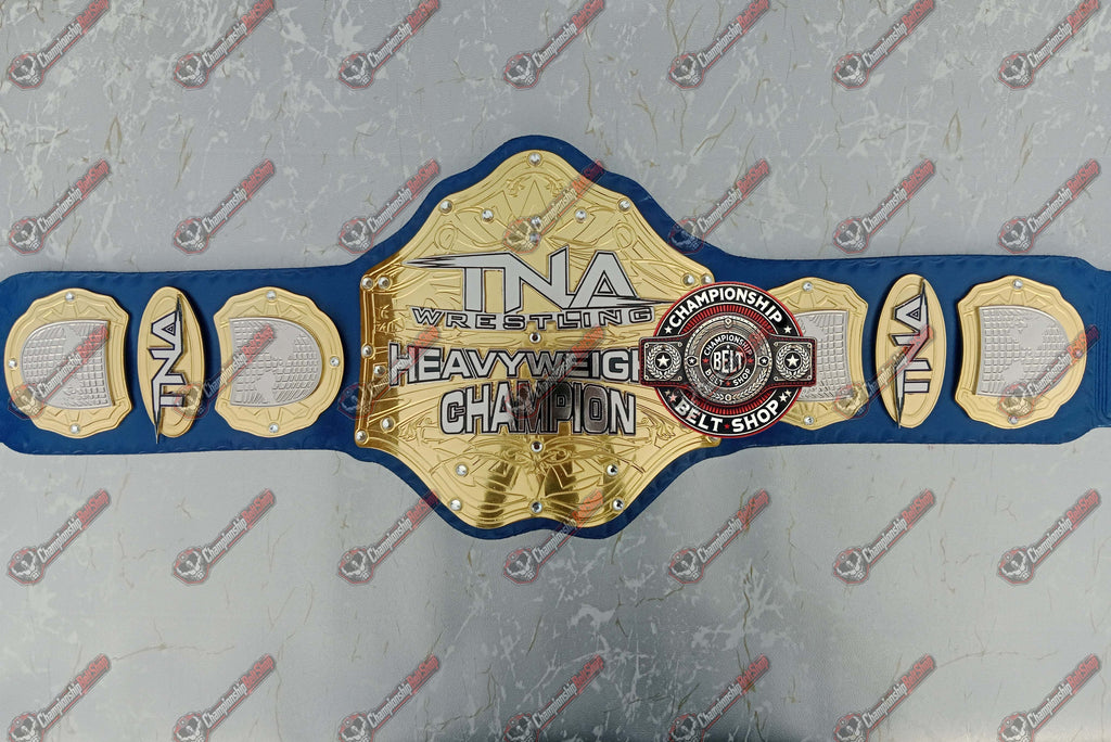 TNA Heavyweight Blue Strap Championship Title Belt