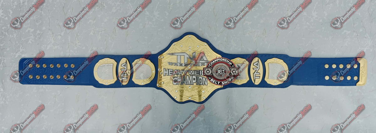 TNA Heavyweight Blue Strap Championship Title Belt