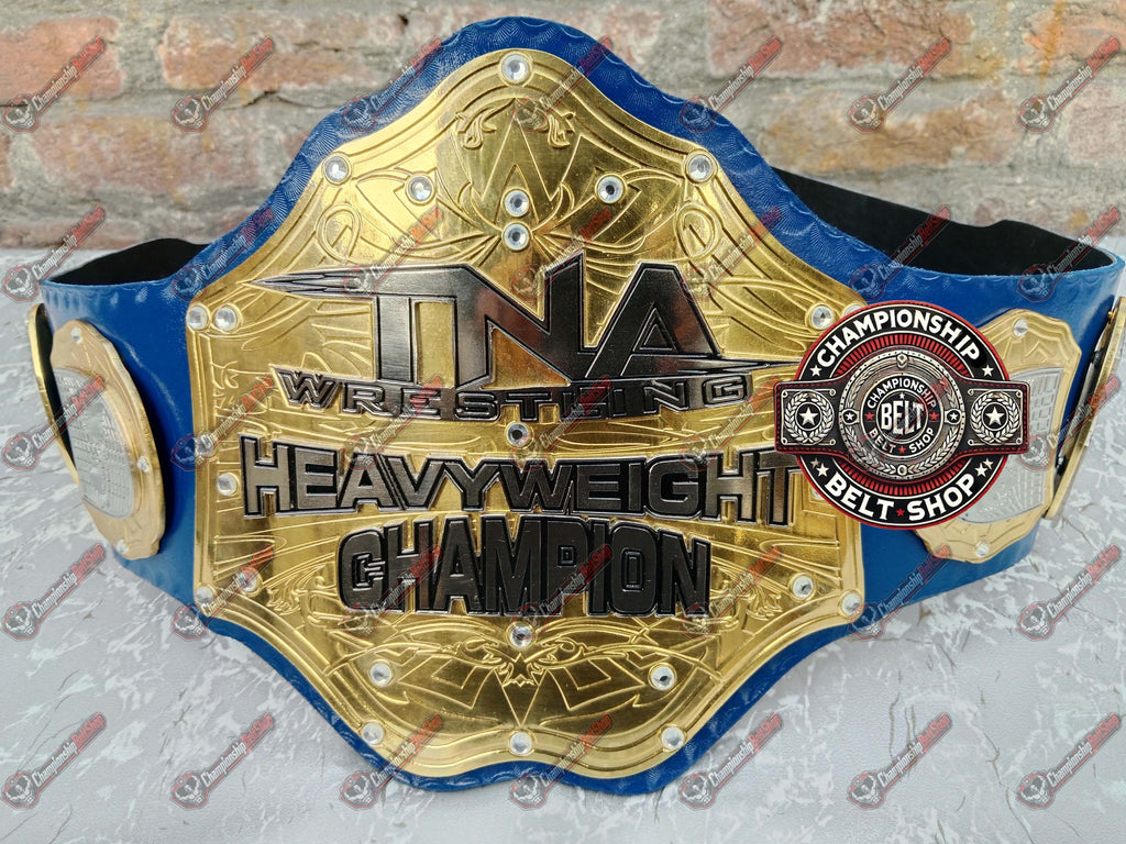 TNA Heavyweight Blue Strap Championship Title Belt