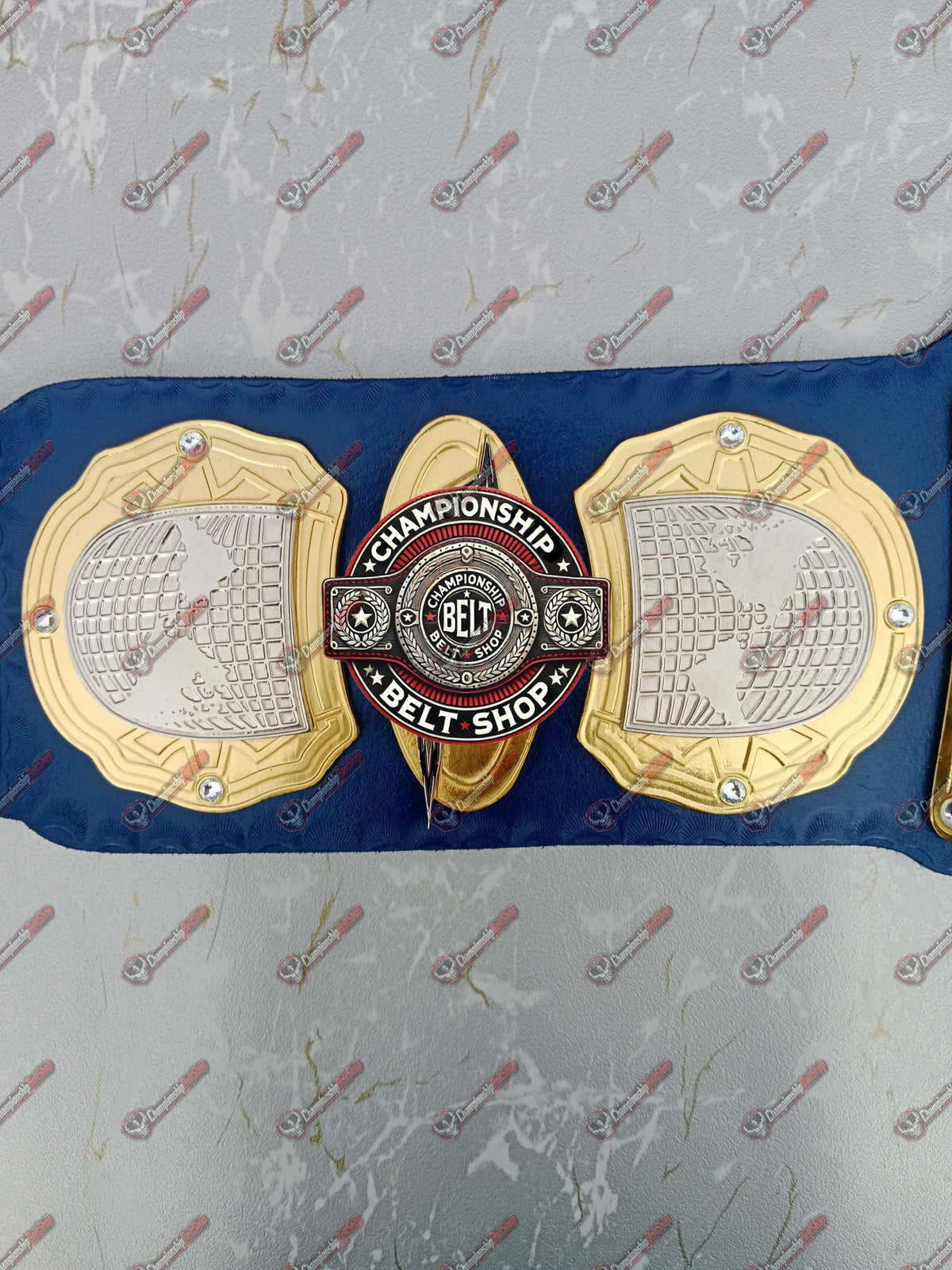TNA Heavyweight Blue Strap Championship Title Belt