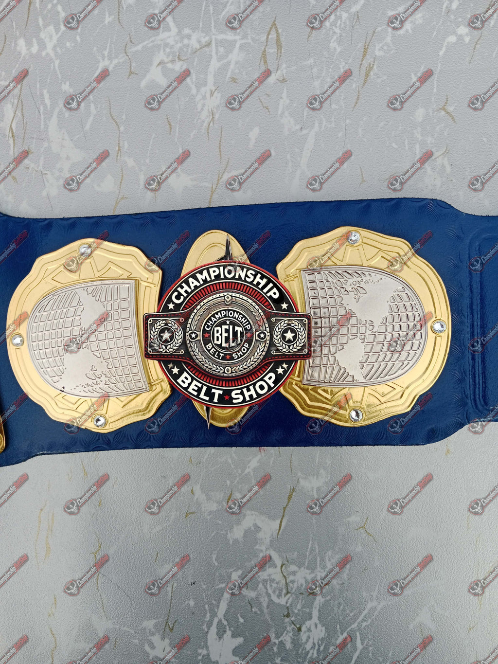 TNA Heavyweight Blue Strap Championship Title Belt