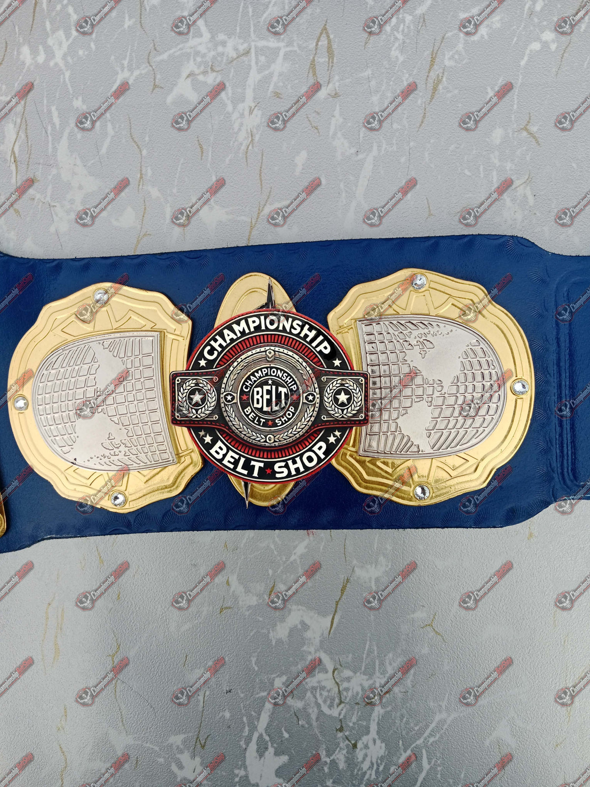 TNA Heavyweight Blue Strap Championship Title Belt