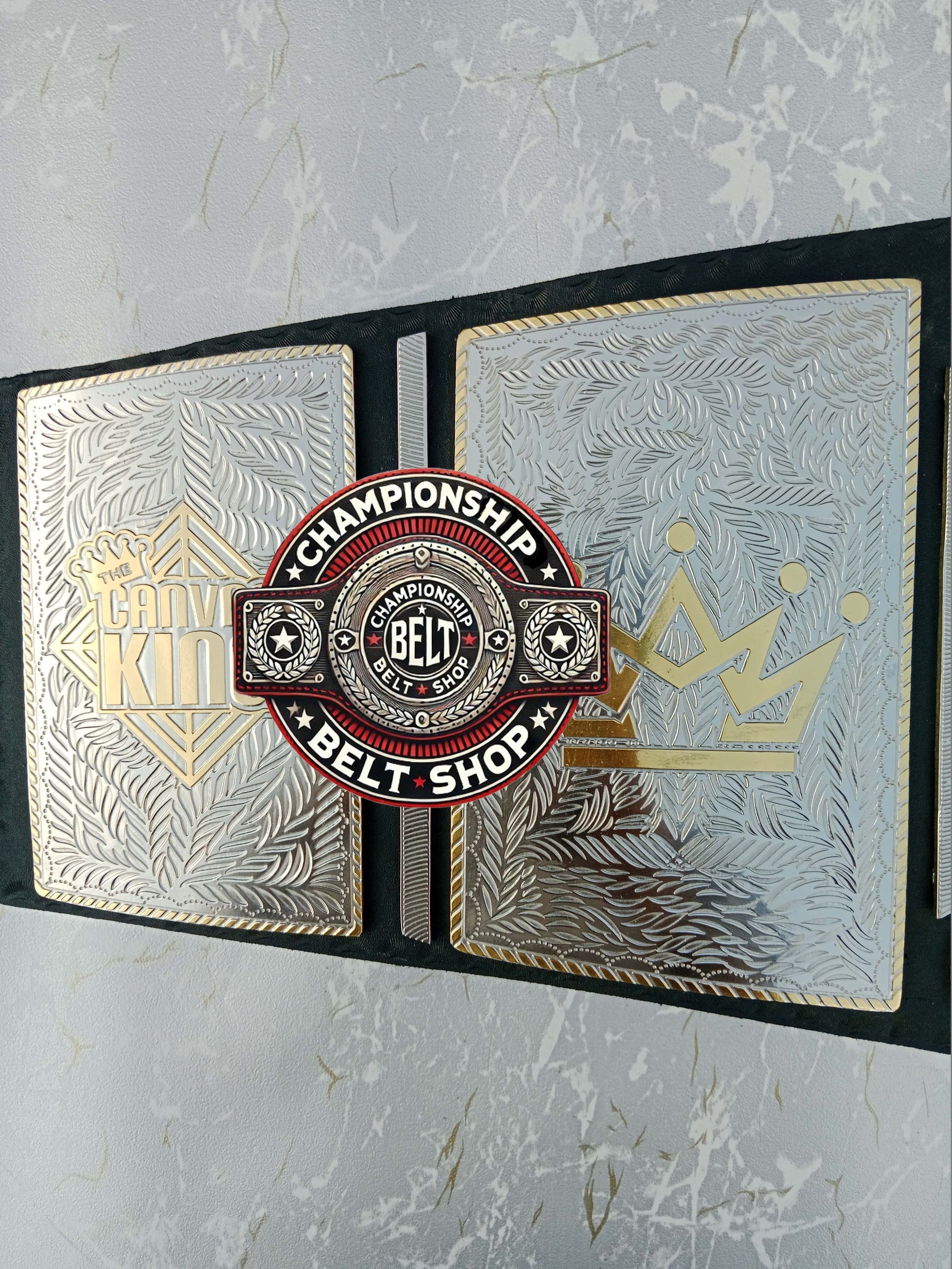 Top Tier Heavyweight Wrestling Championship Title Belt