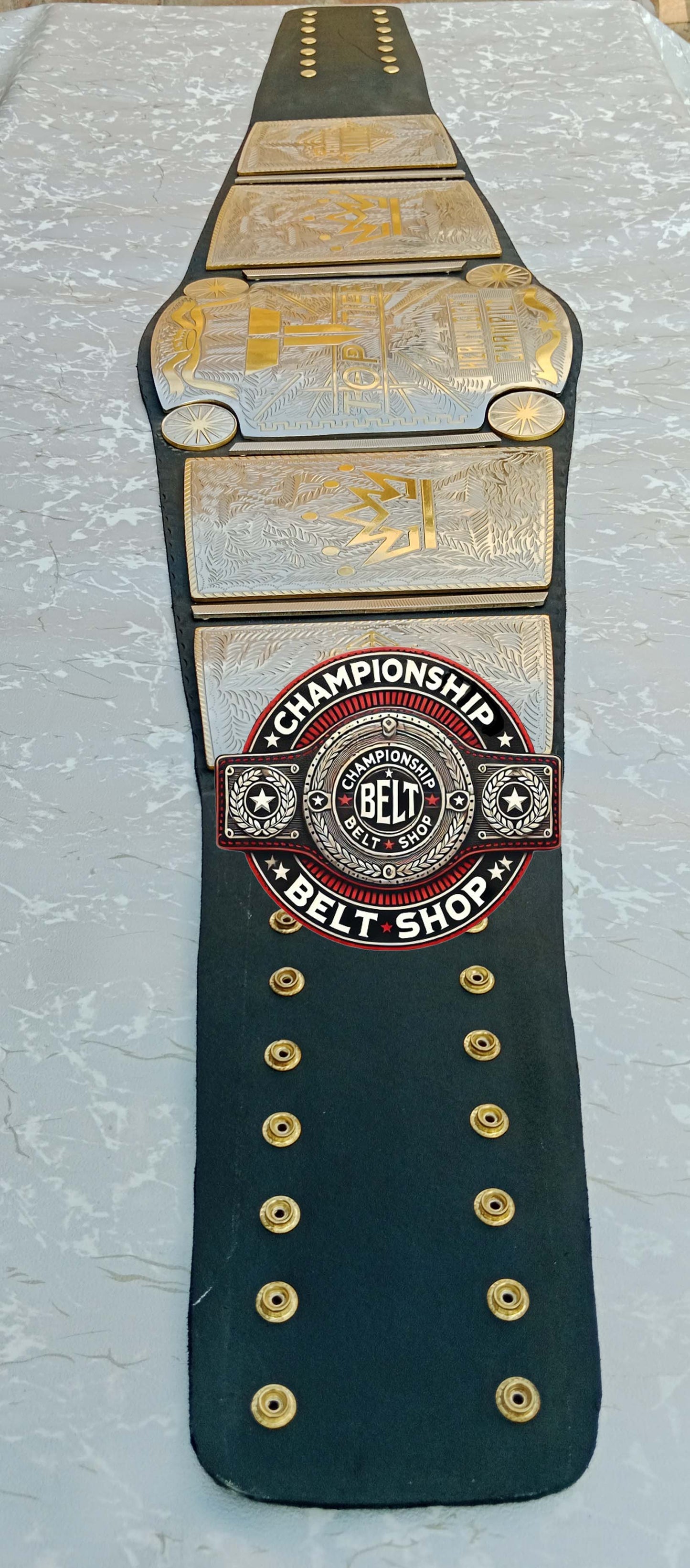 Top Tier Heavyweight Wrestling Championship Title Belt