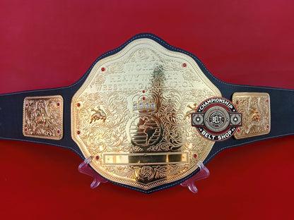 Big Gold World Heavyweight Wrestling Championship Title Belt