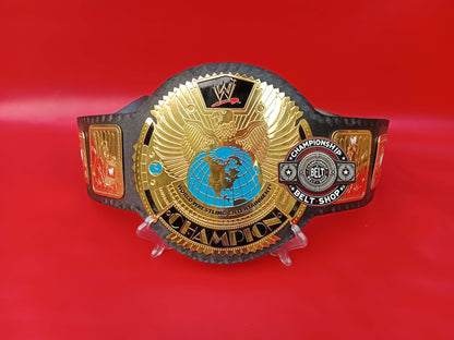 WWE Big Gold World Wrestling Entertainment Championship Title Belt