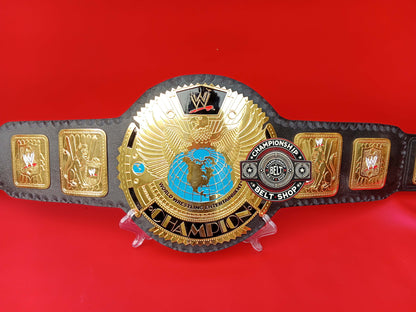 WWE Big Gold World Wrestling Entertainment Championship Title Belt