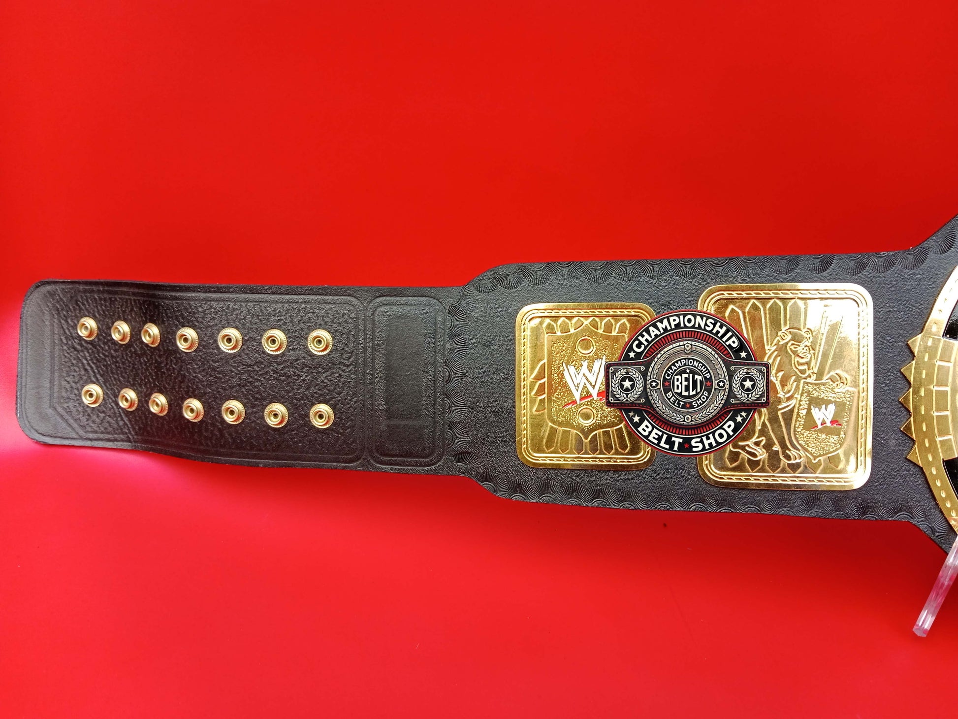 WWE Big Gold World Wrestling Entertainment Championship Title Belt