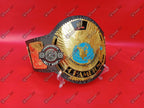 WWE Big Gold World Wrestling Entertainment Championship Title Belt