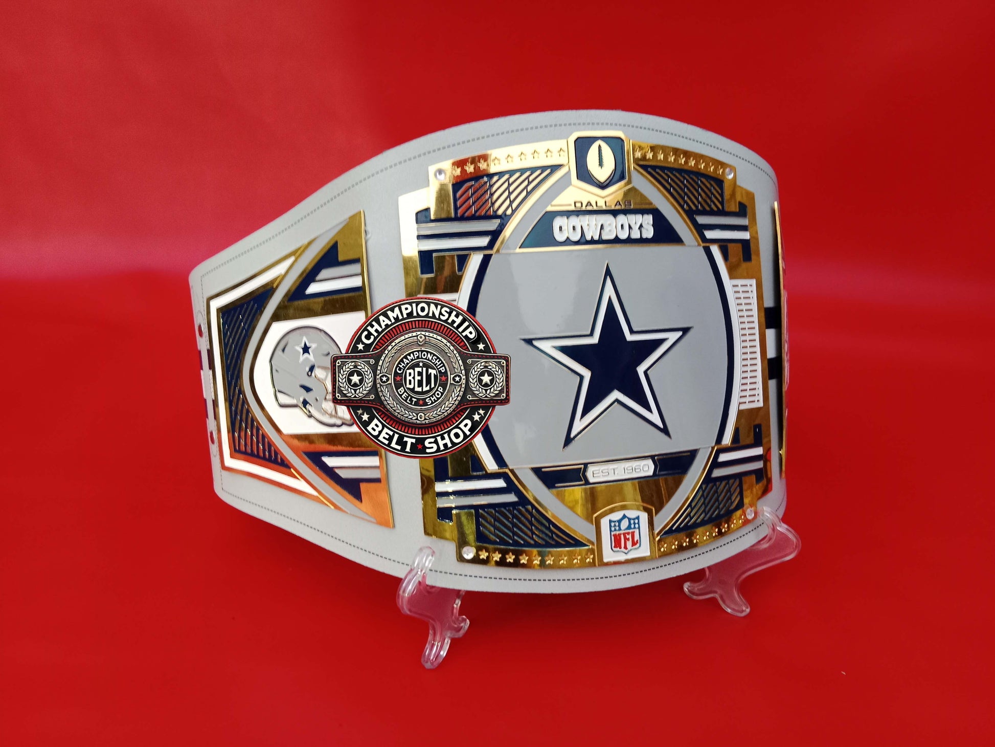 WWE NFL Dallas Cowboys Championship Title Belt