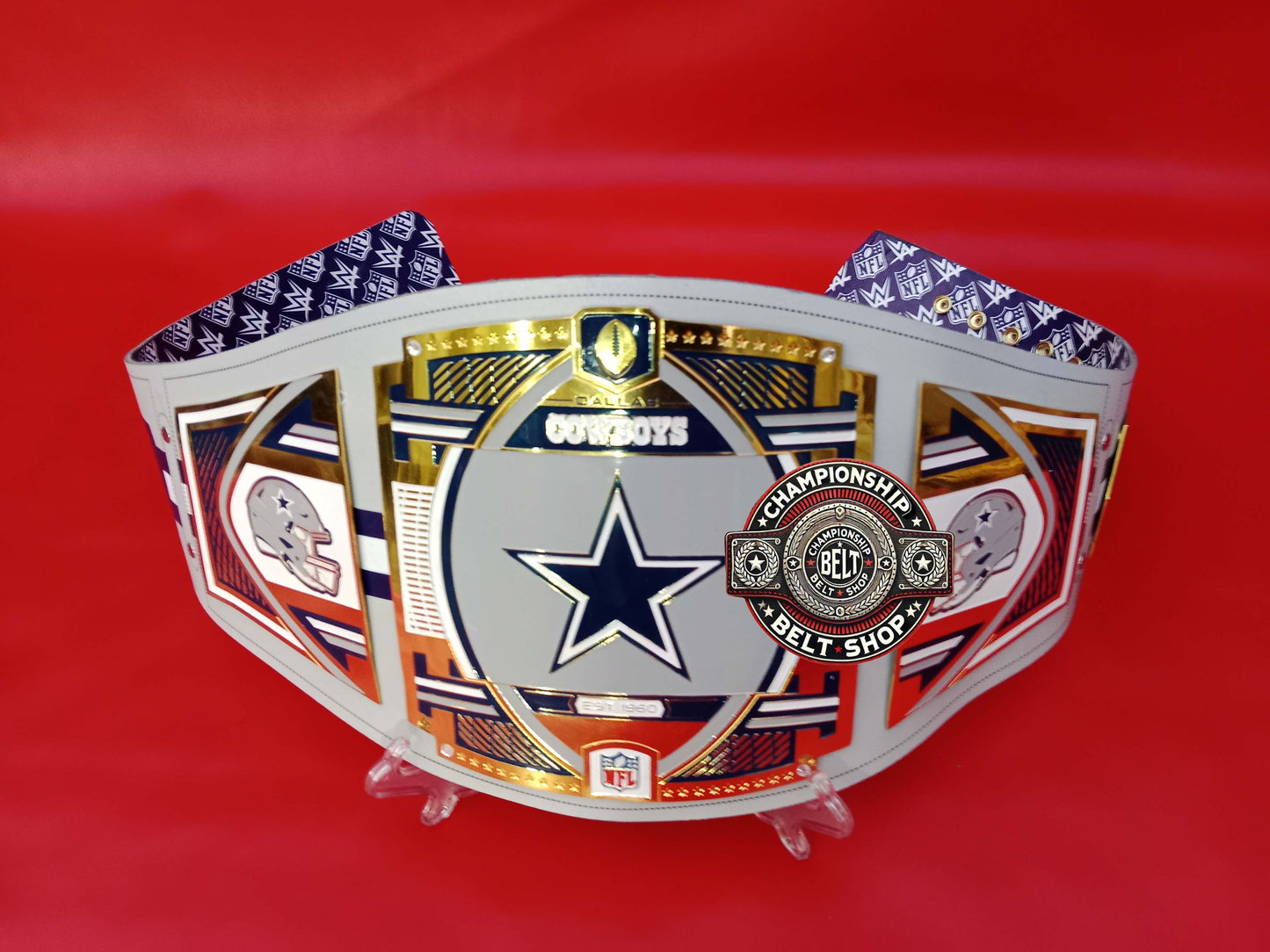 WWE NFL Dallas Cowboys Championship Title Belt