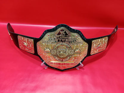 WWE Big Gold Dual Plated Championship Title Belt