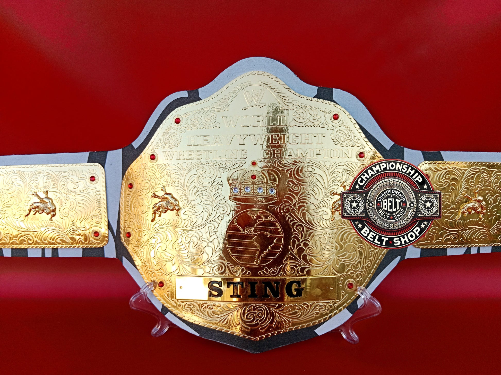 WWE Big Gold Sting Signature Series Championship Title Belt