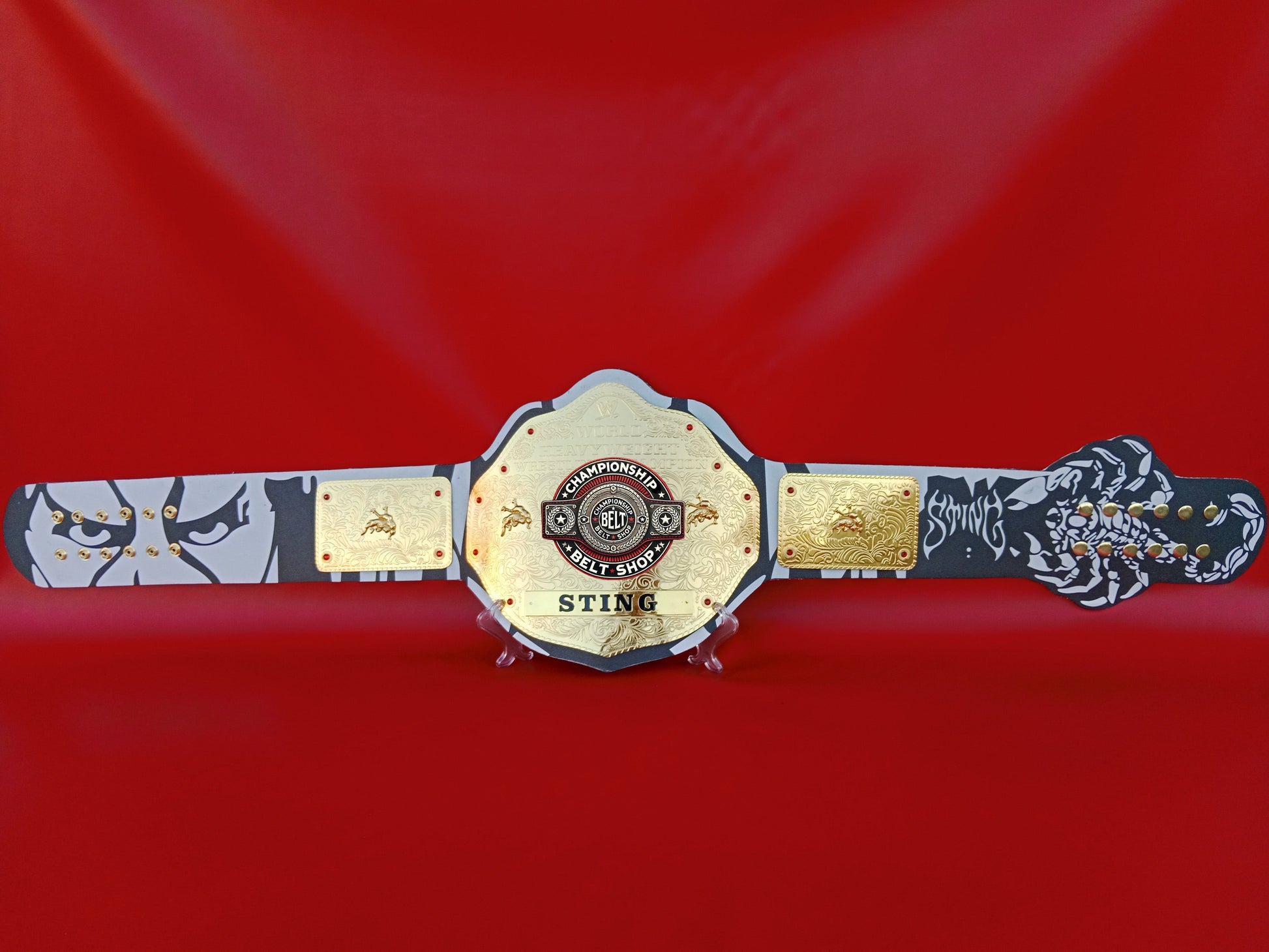 WWE Big Gold Sting Signature Series Championship Title Belt