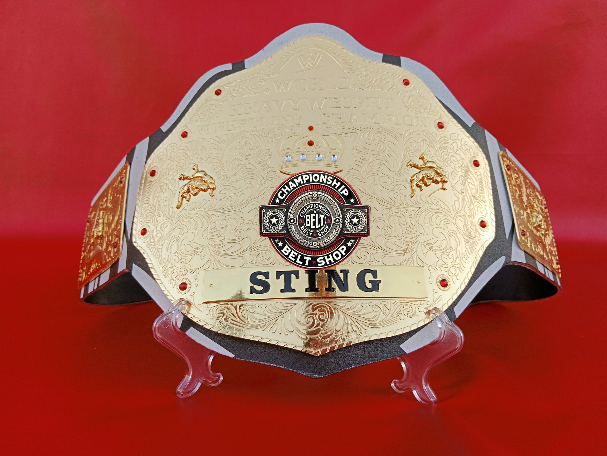 WWE Big Gold Sting Signature Series Championship Title Belt