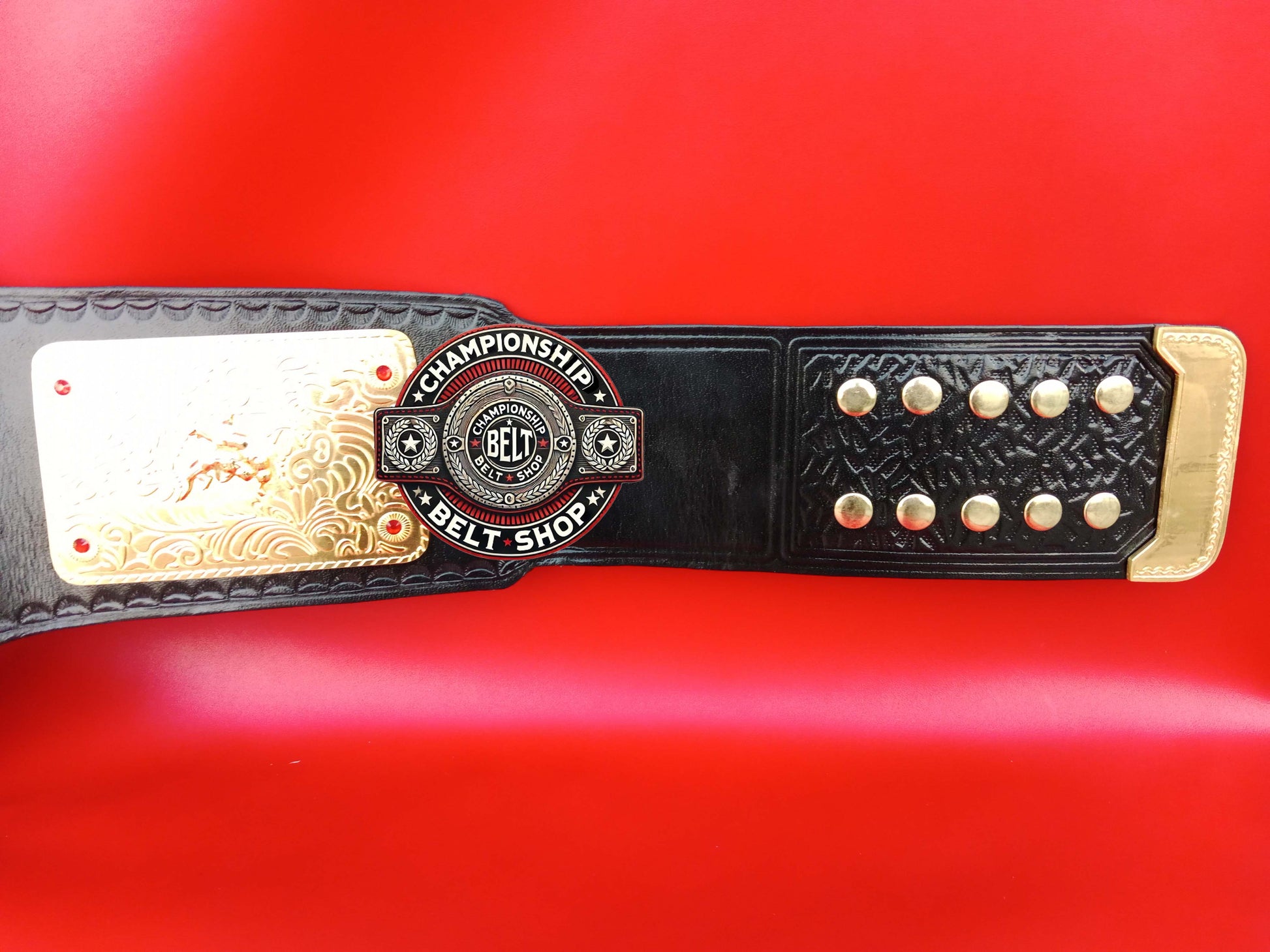 WWE Big Gold Undertaker Name Plate Championship Title Belt