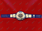 WWE Blue Big Eagle Block LOGO Championship Title Belt