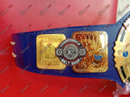 WWE Blue Big Eagle Block LOGO Championship Title Belt