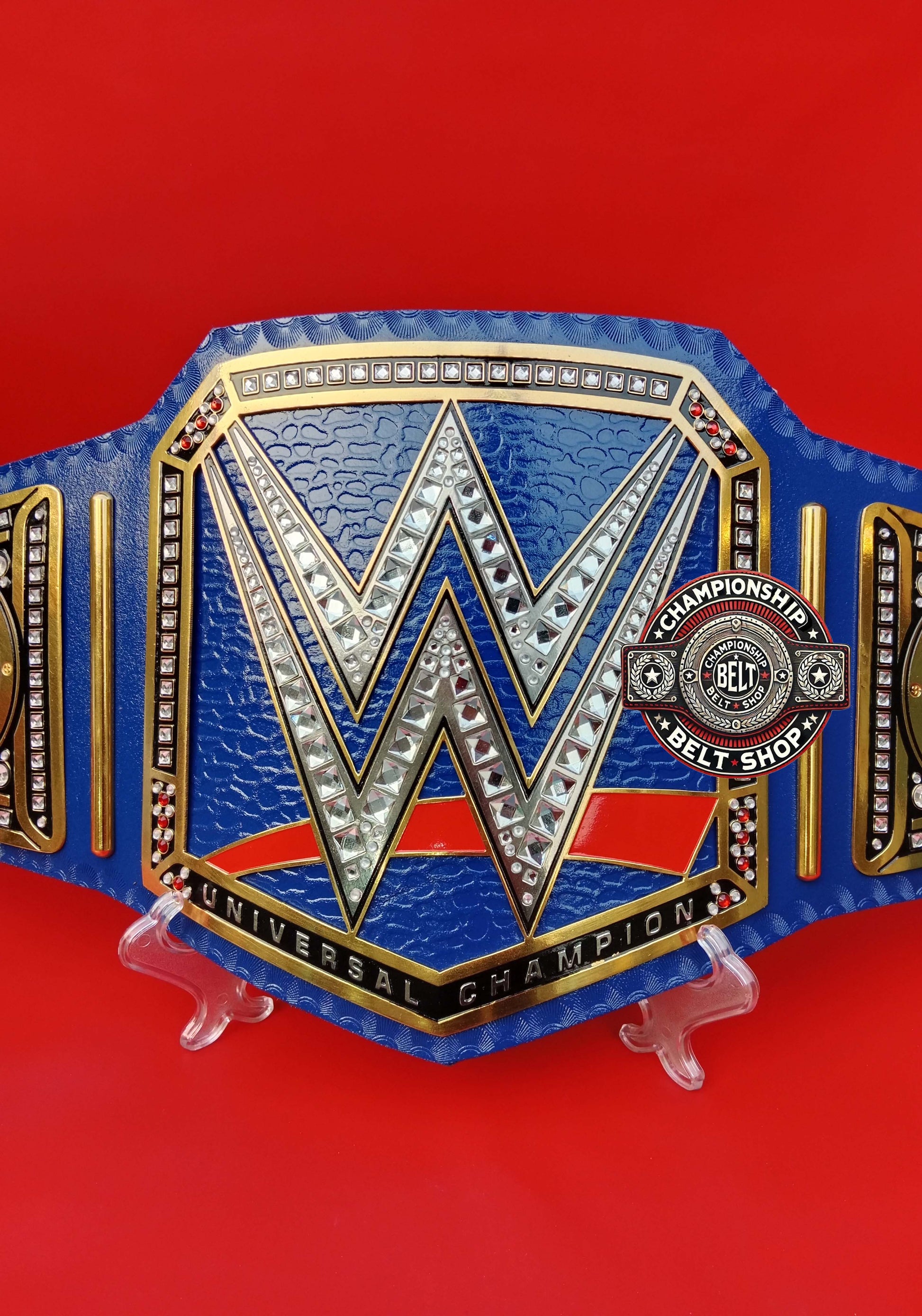 Blue Universal Championship Title Belt