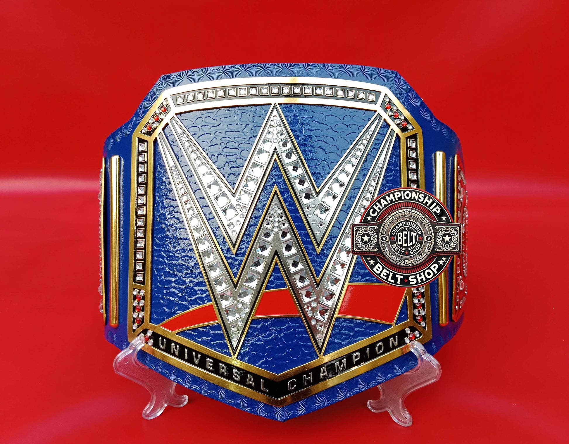 Blue Universal Championship Title Belt