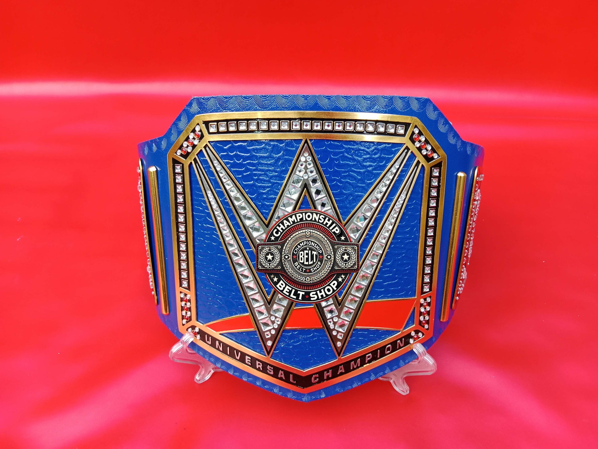 Blue Universal Championship Title Belt