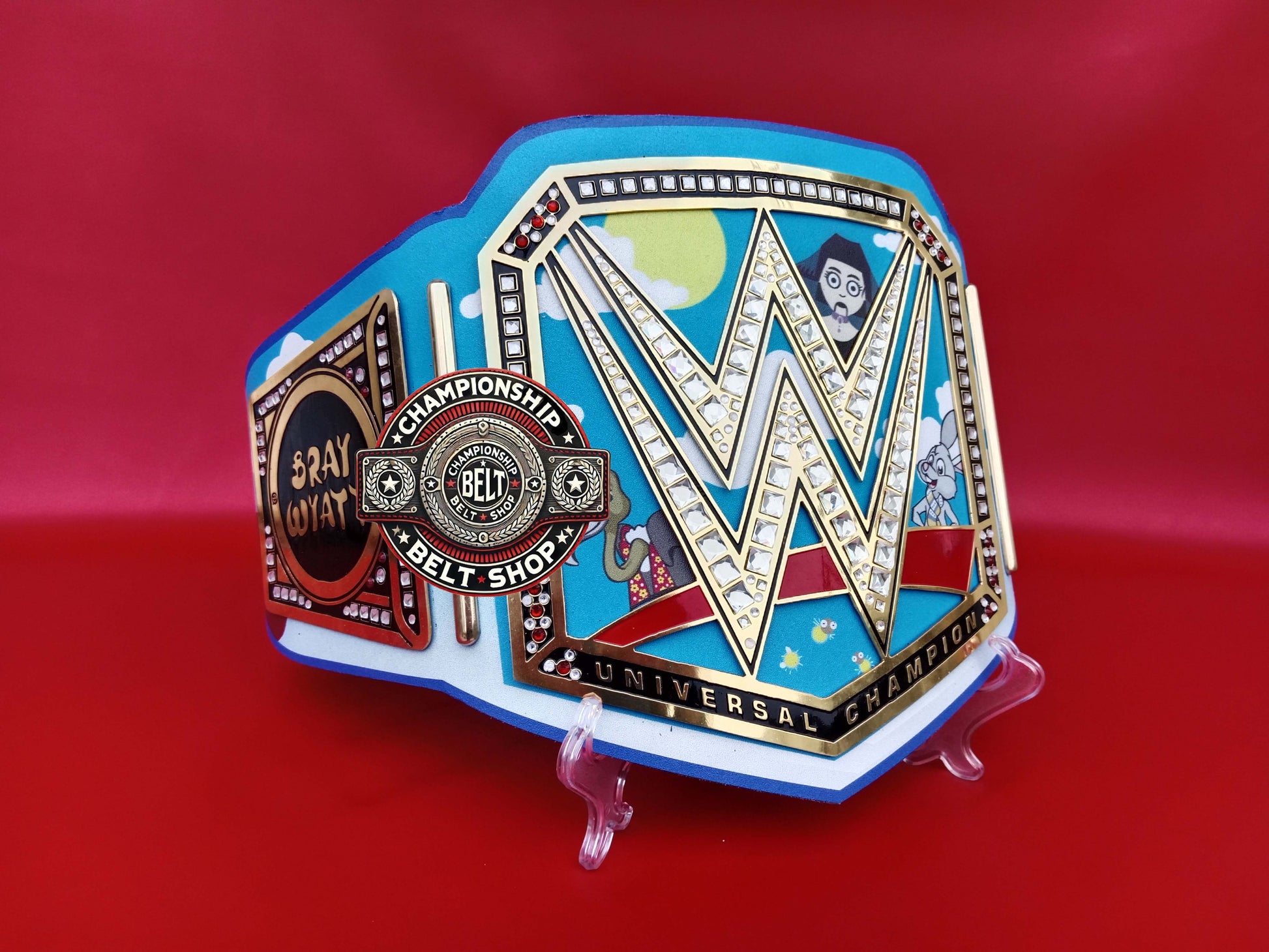 WWE Bray Wyatt Fiend Kiss Universal Championship Title Belt T