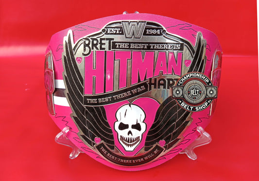 WWE Bret Hart Hitman Signature Series Championship Title Belt