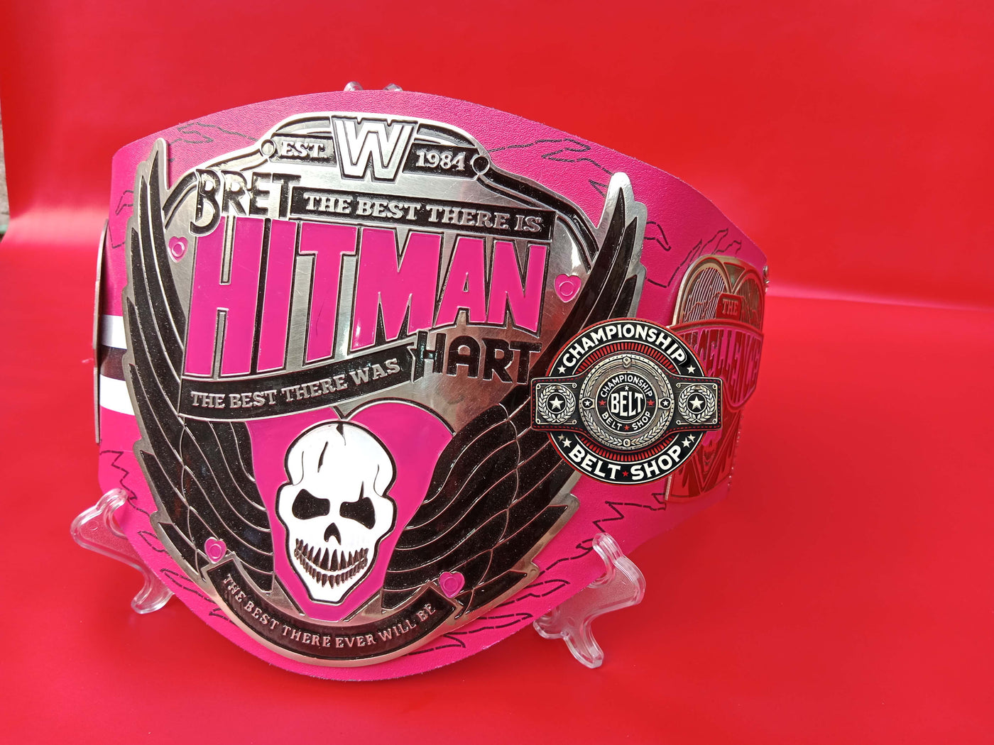 WWE Bret Hart Hitman Signature Series Championship Title Belt