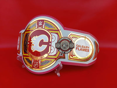 Calgary Flames WWE Championship Title Belt