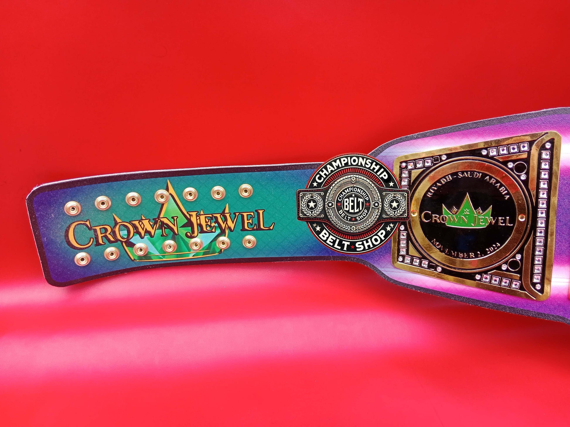 WWE Crown Jewel Undisputed Championship Title Belt