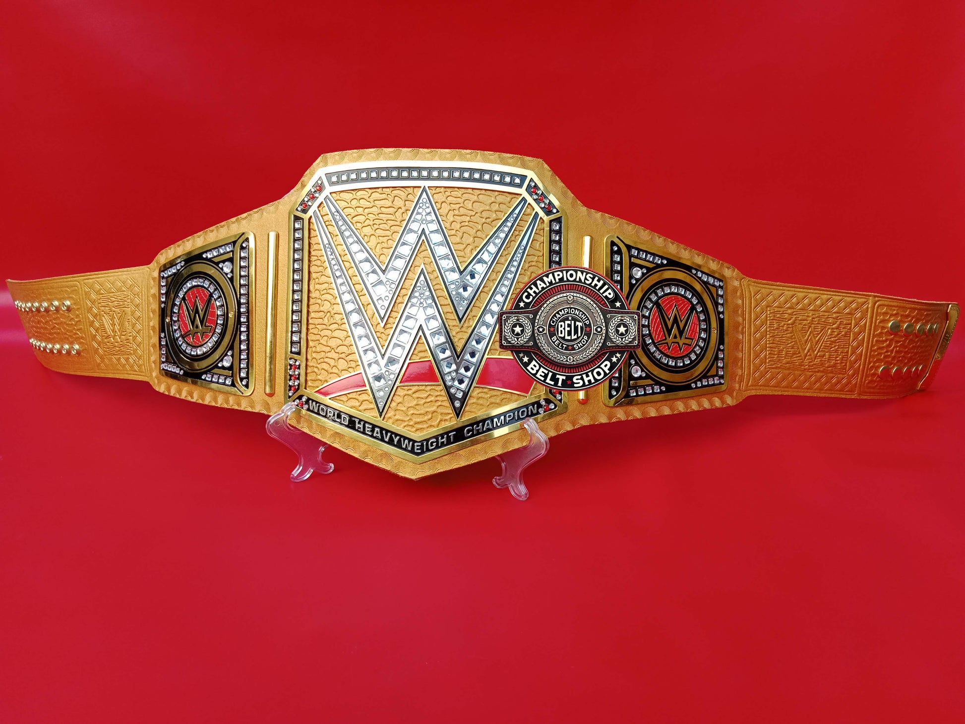 WWE Golden Universal Heavyweight Championship Title Belt