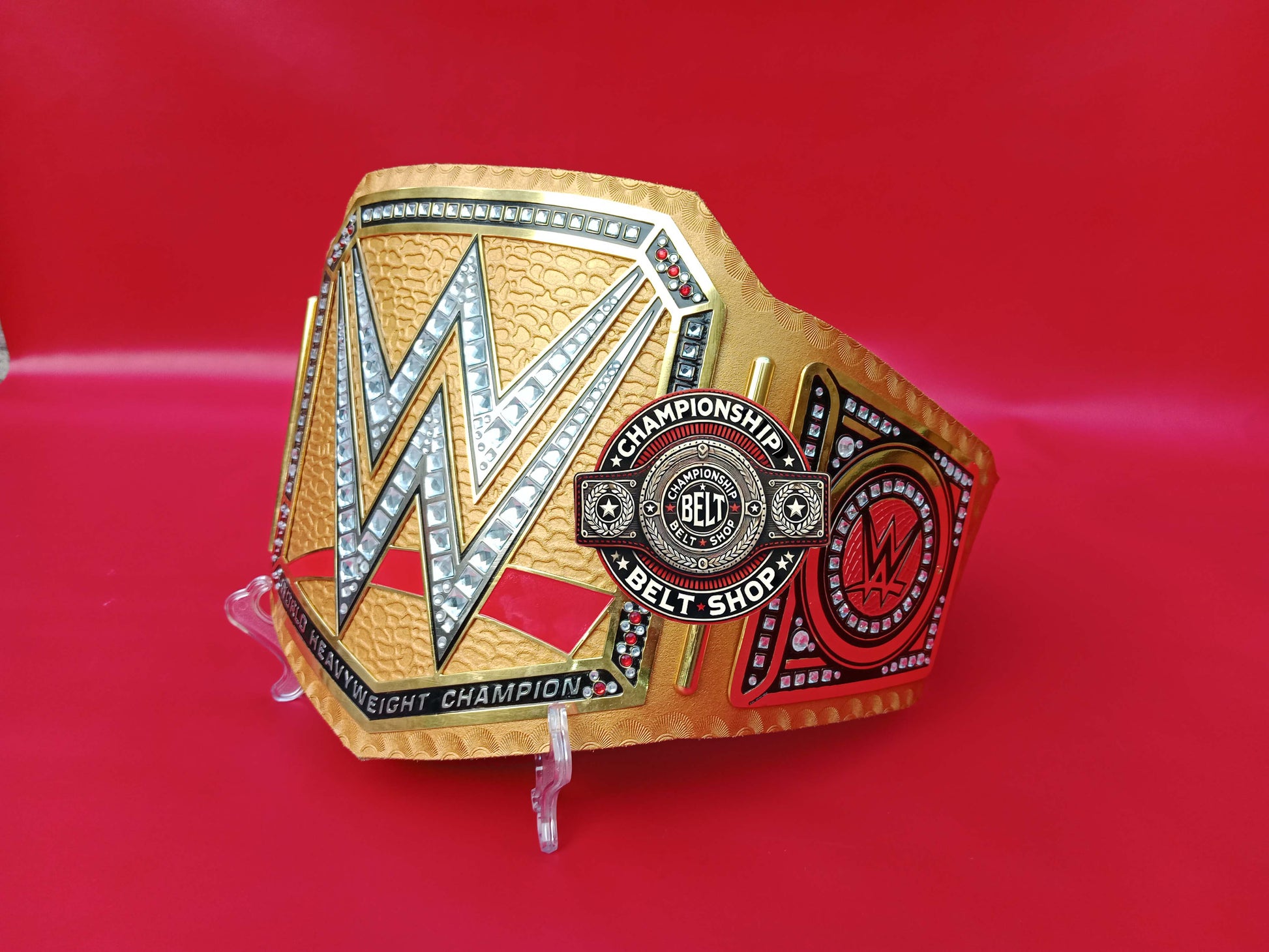 WWE Golden Universal Heavyweight Championship Title Belt
