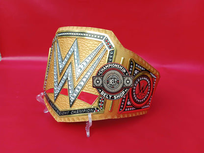 WWE Golden Universal Heavyweight Championship Title Belt