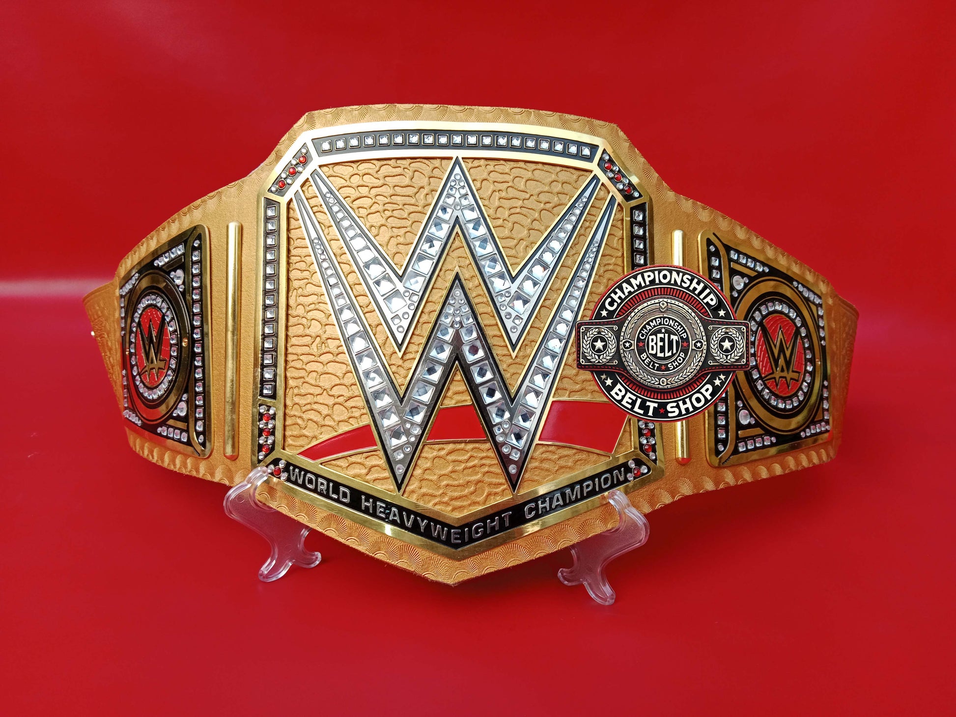 WWE Golden Universal Heavyweight Championship Title Belt